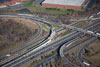 12/01/11: The new toll to south inner (TSI) ramp is nearly complete.
