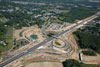 6/8/12: An aerial view of Interchange 8 and ramps showing construction progress.